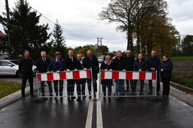 Otwarcie nowego odcinka drogi powiatowej Łęgowo - Klępsk w gminie Sulechów