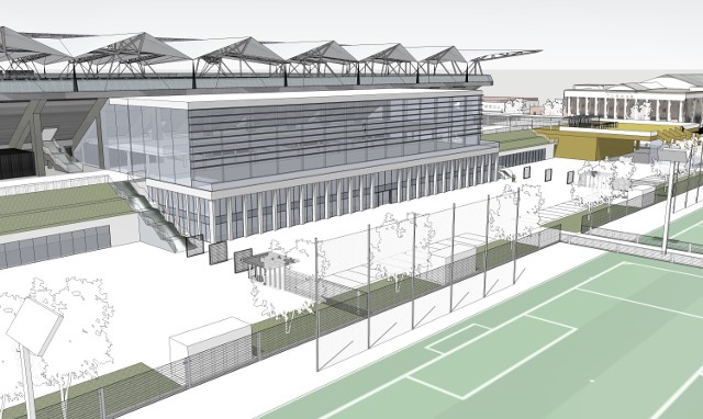 Legia planuje budowę nowych obiektów i powiększenie stadionu przy Łazienkowskiej [WIZUALIZACJE]