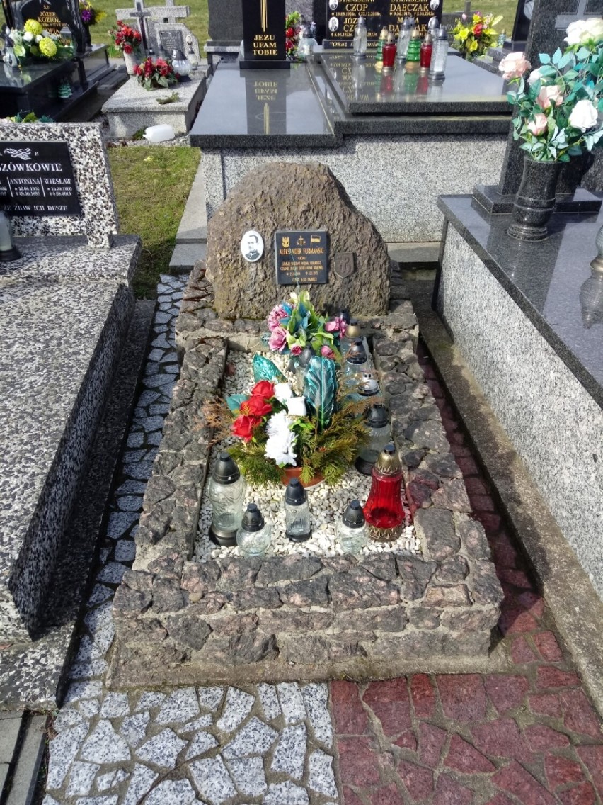 Grób Aleksandra Furmańskiego na Cmentarzu w Woli...