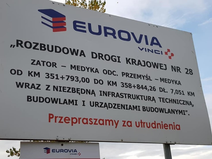 Trwa modernizacja drogi krajowej DK 28 z Przemyśla do...