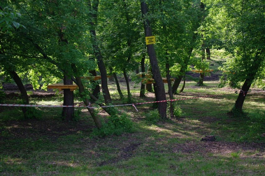 Park linowy w Zamościu
