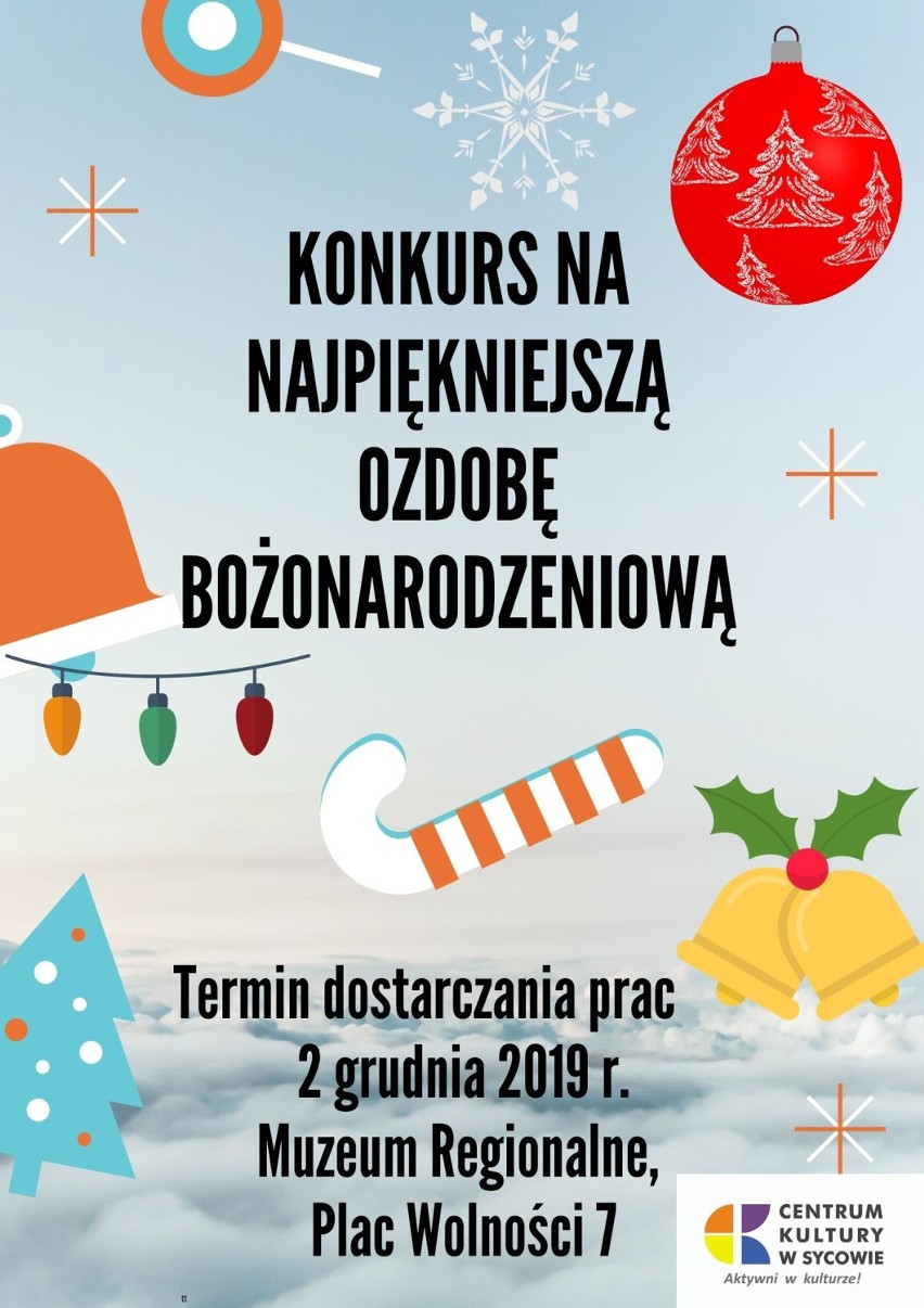 Sycowski konkurs na najpiękniejszą ozdobę bożonarodzeniową