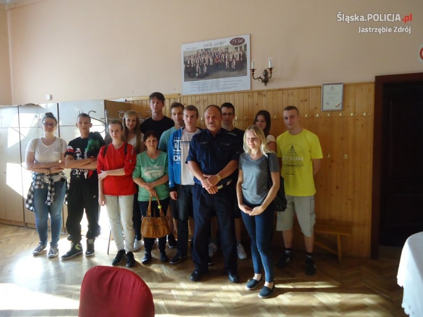 Policja w Jastrzębiu: spotkanie z kursantami