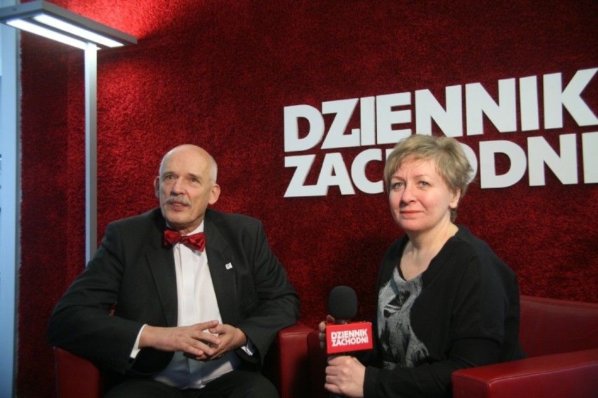 Janusz Korwin-Mikke w studniu DZ