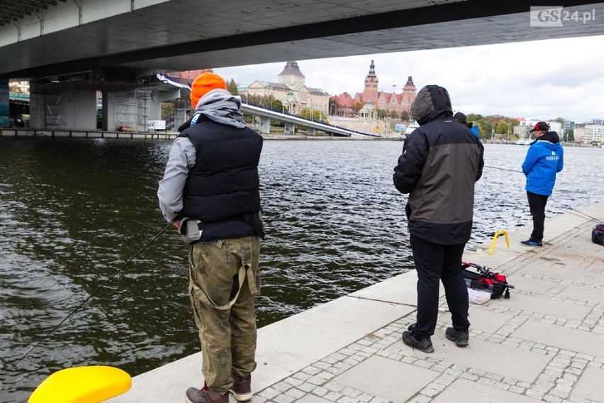 Wędkarze opanowali Szczecin. Łapią taaaakie ryby [ZDJĘCIA, WIDEO]                        