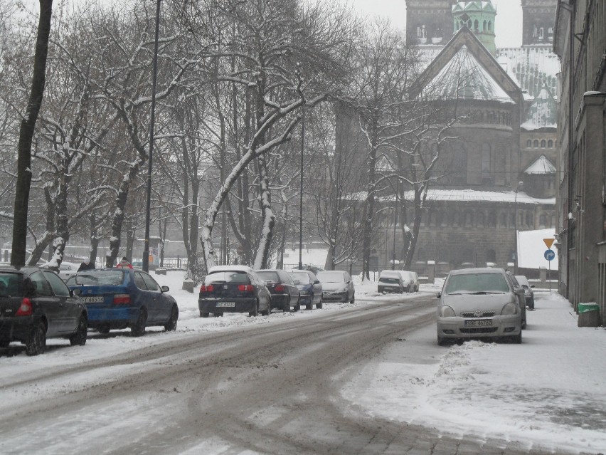 Bytom : Zasypane centrum miasta, czyli walka z zimą