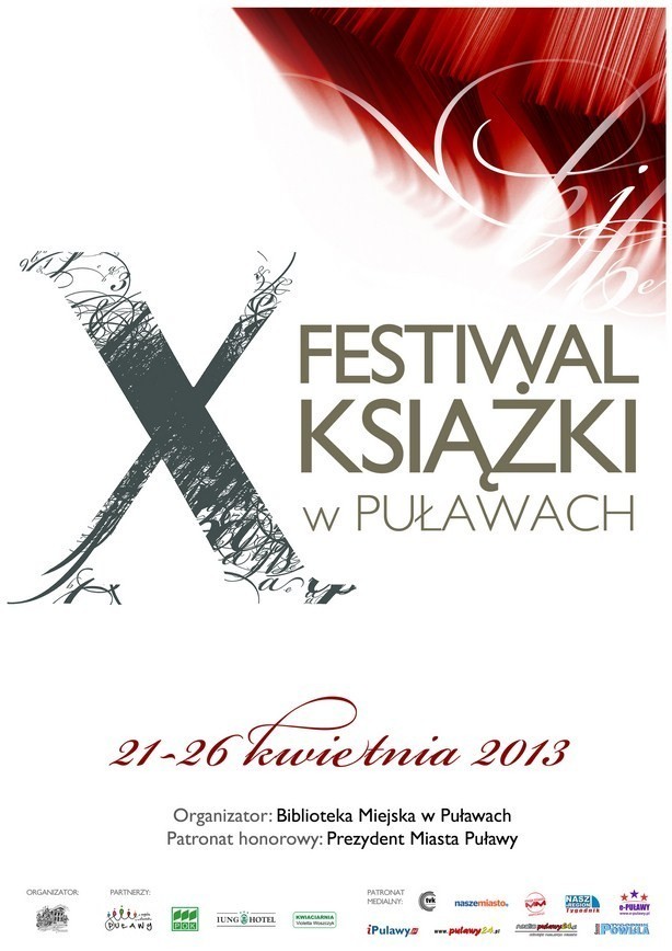 Puławy: X edycja Festiwalu Książki przed nami (program)