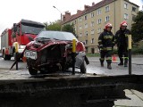 Wrocław: Po groźnie wyglądającej kolizji ruch wahadłowy (ZDJĘCIA)