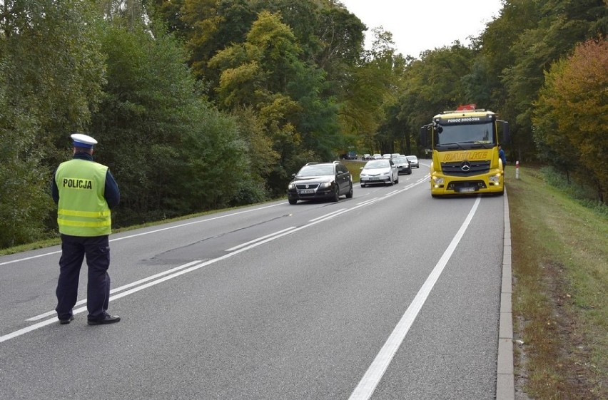 Śmiertelny wypadek w Szpęgawsku. Na drodze krajowej nr 22...