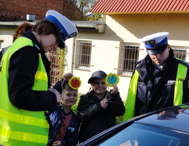 Wzorowy kierowca był przeprowadzony z uczniami Szkoły Podstawowej nr 3 w Sławnie