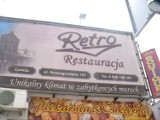 Łomża: Restauracja Retro. Błąd na bilbordzie