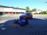 Rybnik: uderzył samochodem w prawidłowo jadący motocykl suzuki. 24-latek nie miał szans zareagować, jest ranny...