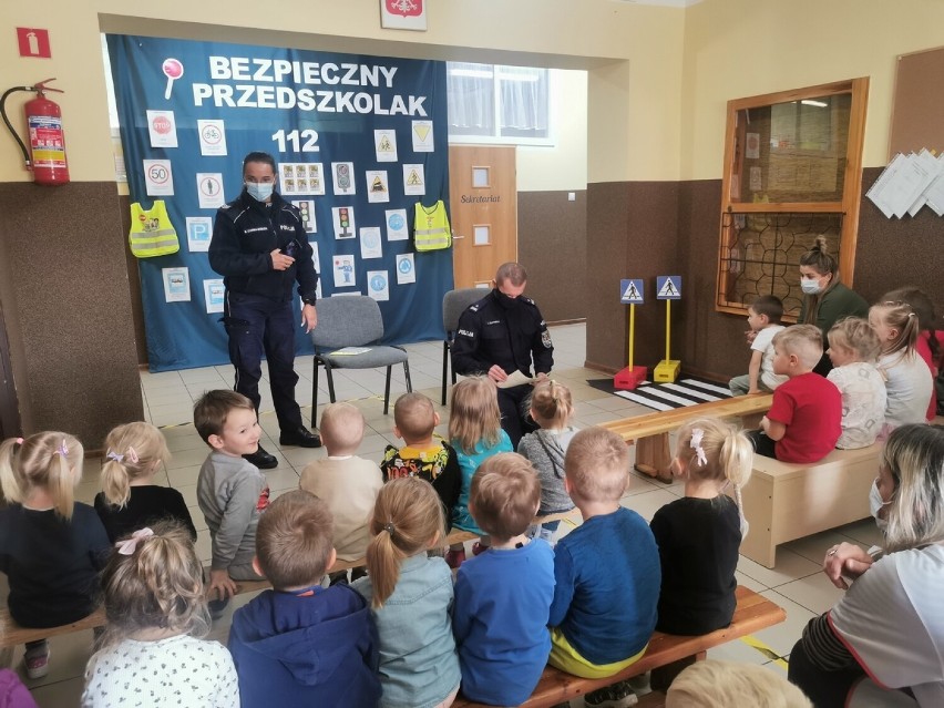 Policjanci z KPP Radziejów odwiedzili przedszkolaków