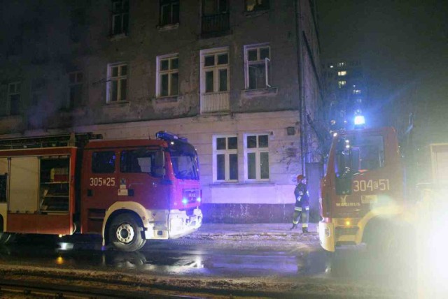 Pożar na Kilińskiego. Ranni i ewakuacja mieszkańców