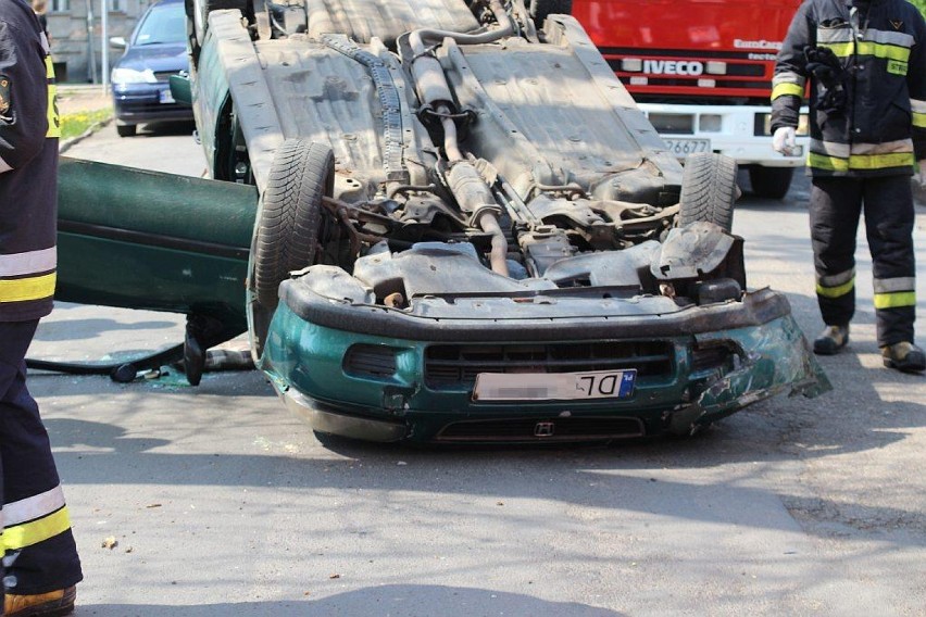 Wypadek na Powstańców Śląskich w Legnicy