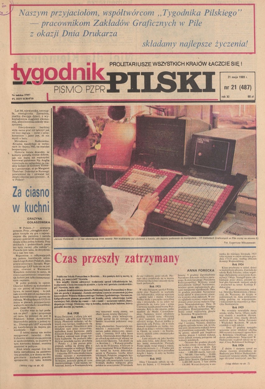 Pożar w "Ziemniaczance" i wyborcza gorączka. Rok 1989