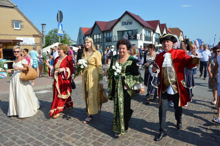 Z okazji 666-lecia Łeby parada zakończona rejsem po Bałtyku