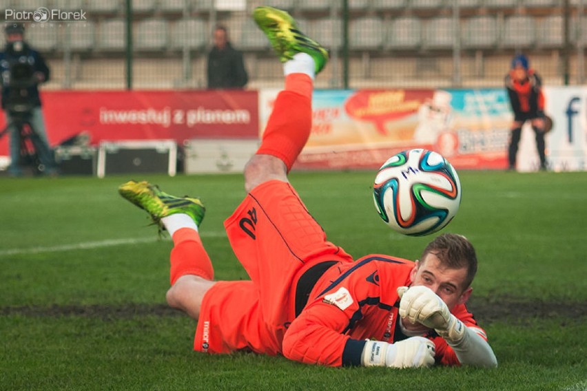 1.liga: Miedź Legnica – GKS Katowice 3:0.   Fot. Piotr...