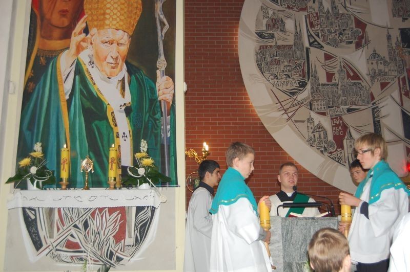 Relikwie błogosławionego Jana Pawła II