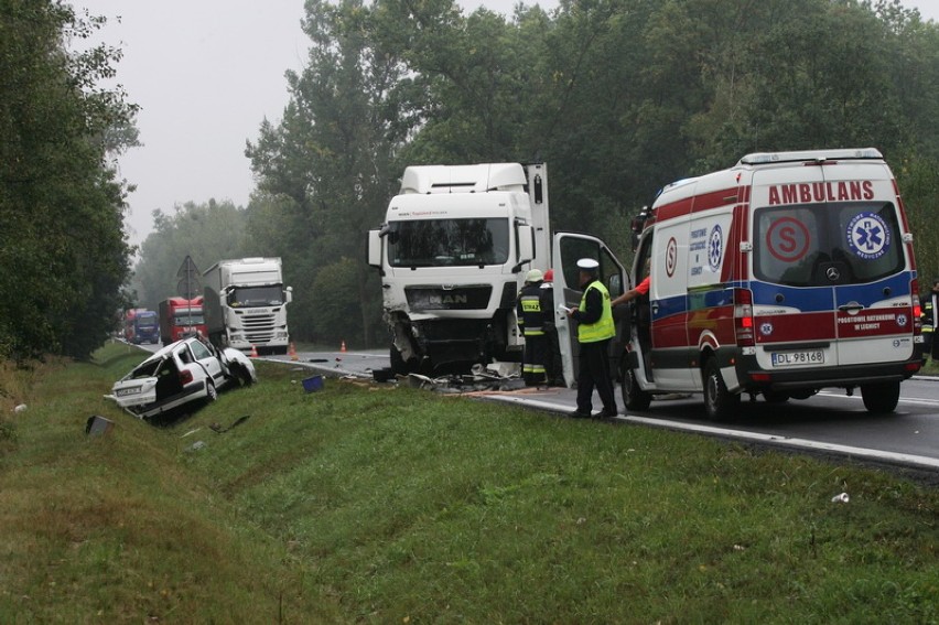 Śmiertelny wypadek za Prochowicami (ZDJĘCIA)