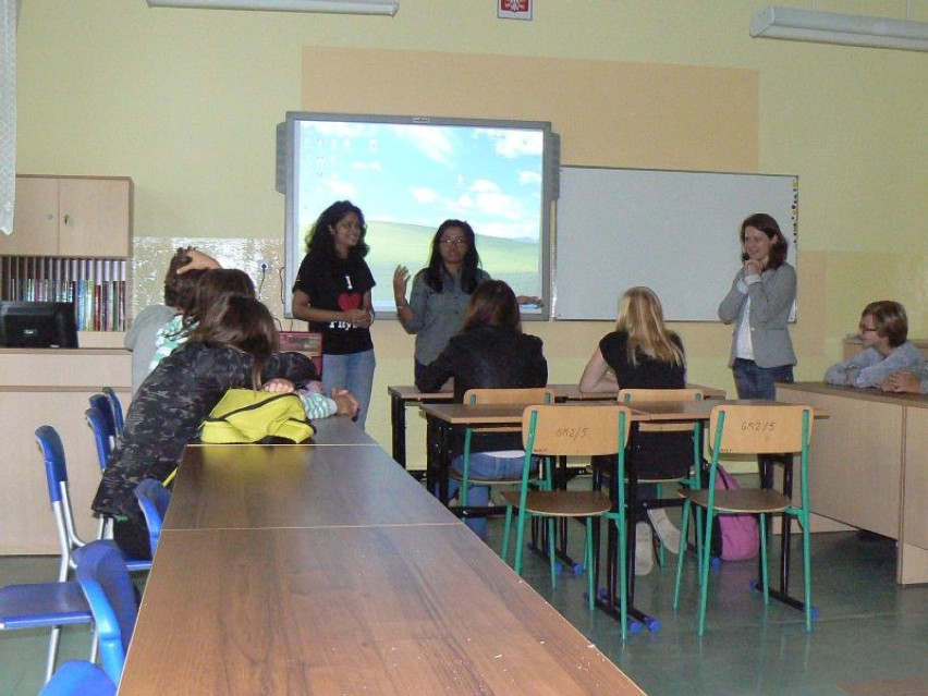 Wizyta studentów z AIESEC w naszym gimnazjum