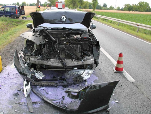 Do kolizji doszło w środę (12.07.2023r) o godzinie 6:35 w Skibinie, na drodze krajowej nr 62 w powiecie radziejowskim