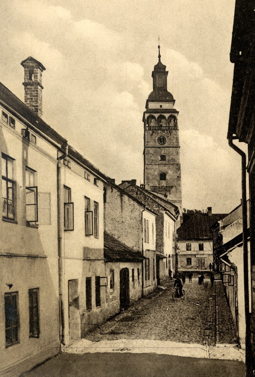 Ulica Garbarska (obecnie Sempołowska), widok na Siejbę,...