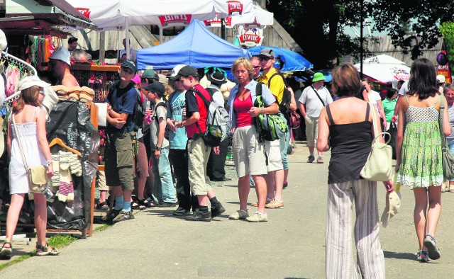 Jedna z pętli "halnej trasy rowerowej" wiodłaby przez deptak na Gubałówce