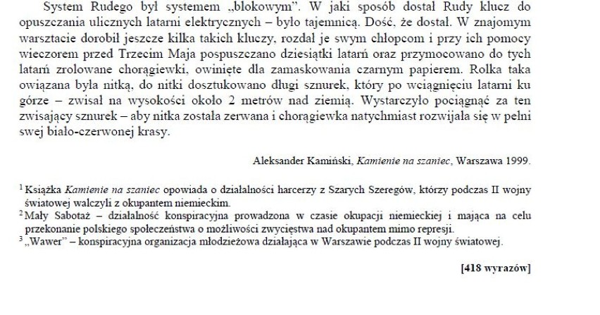 Egzamin gimnazjalny 2019. Język polski ARKUSZ I ODPOWIEDZI. Testy gimnazjalne (cz. humanistyczna) z języka polskiego 10.04.2019