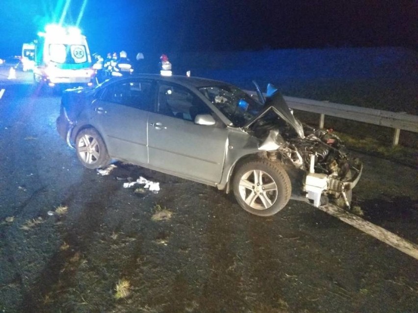 Do groźnego wypadku doszło na 127 kilometrze autostrady A2 w...