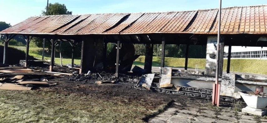 Pożar zniszczył budynek łuczników z klubu Obuwnik Prudnik. To mogło być podpalenie