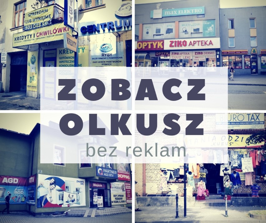 Szpecące miasto reklamy znikną z ulic Olkusza?