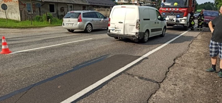 Swarożyn koło Tczewa. Wypadek na "berlince" - ruch wahadłowy