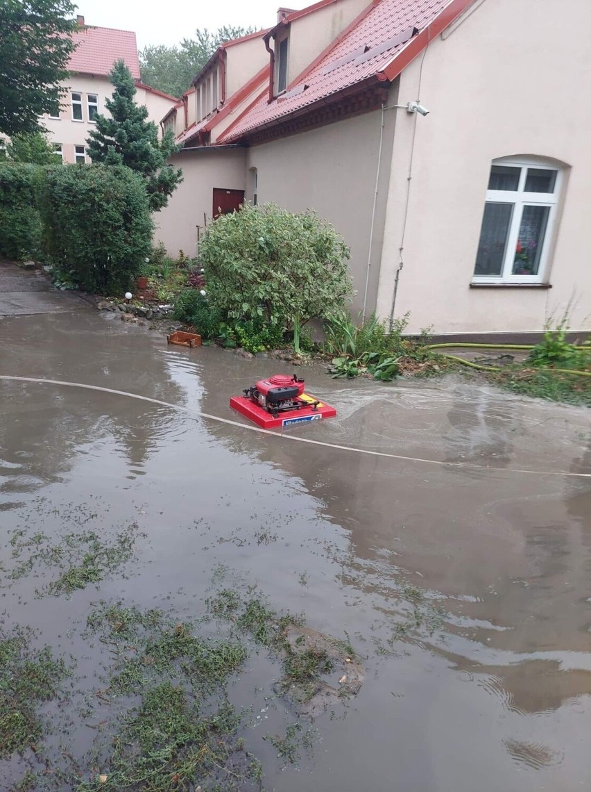 Strażacy z powiatu brodnickiego mieli wiele pracy 23 i 24...