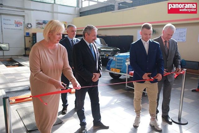 Otwarcie nowoczesnej stacji diagnostycznej przy Zespole Szkół nr 5 „Mechanik” w Wałbrzychu