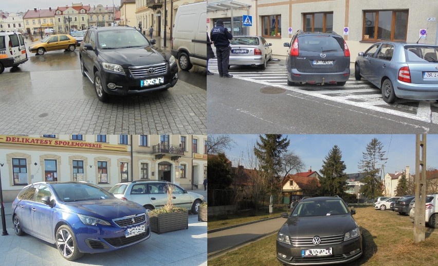 "Mistrzowie parkowania" w Bochni, wyczyny kierowców na...