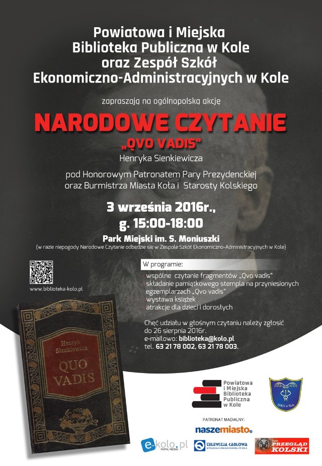 Narodowe Czytanie 2016 w Kole