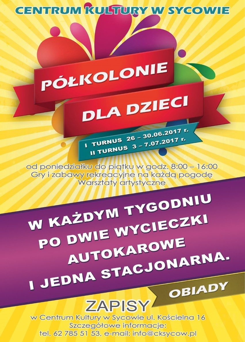 Syców: Wakacyjna oferta dla dzieci i młodzieży