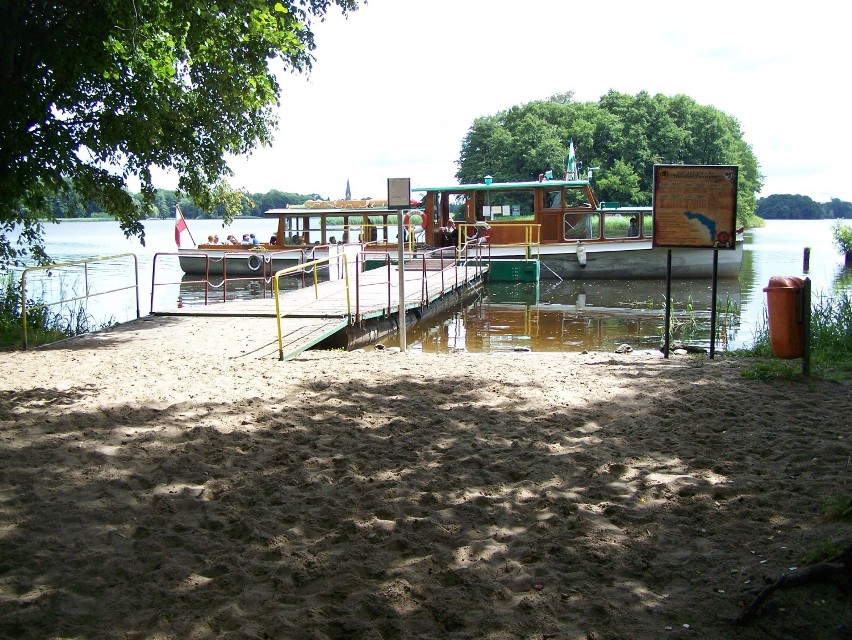 Pomosty pływające na Mysiej Wyspie, rok 2008