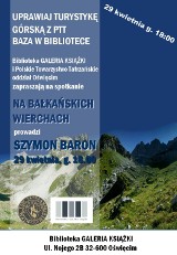 Oświęcim: "Bałkańskie wierchy" w Galerii Książki