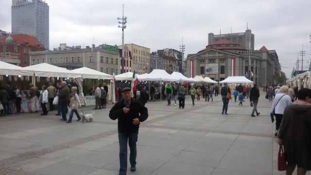 Targi włoskie na rynku w Katowicach