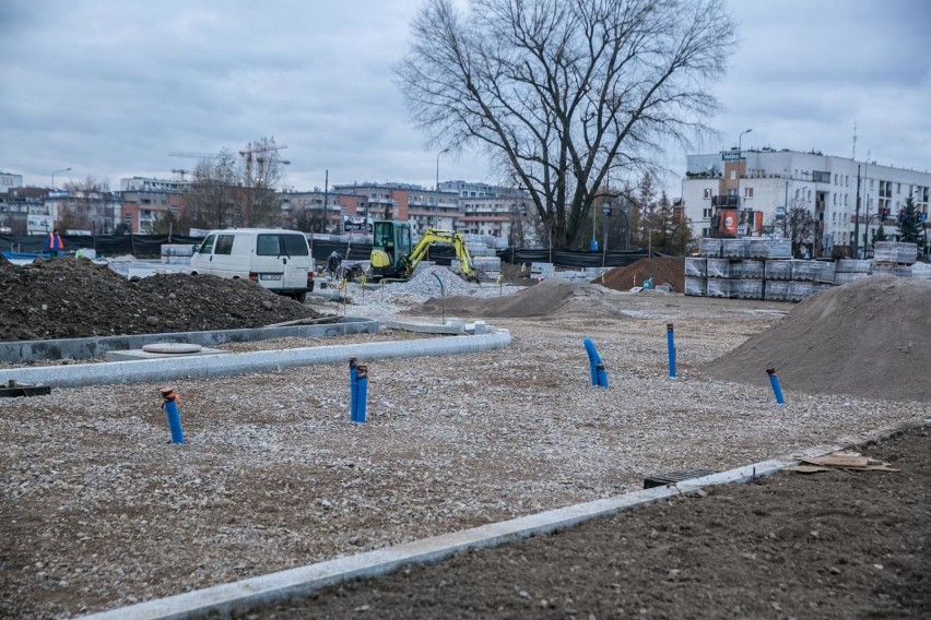 Zobacz, jak powstaje parking park&ride w Małym Płaszowie