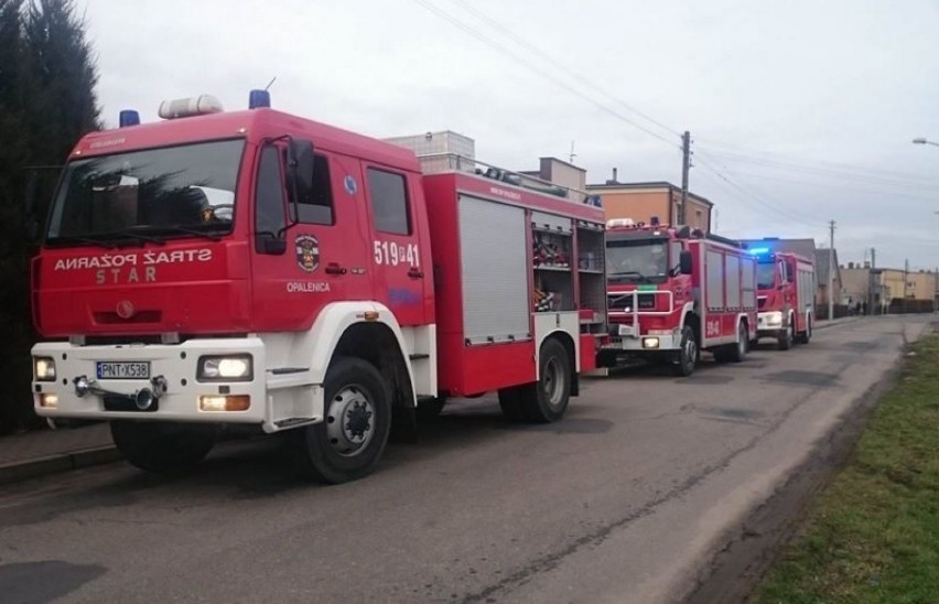 Opalenica: Pożar na Dąbrowskiego