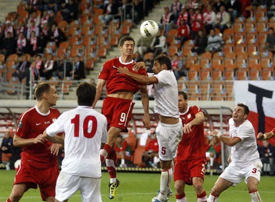 Piłka nożna: Polacy wygrali z Gruzją w Lubinie (ZDJĘCIA)