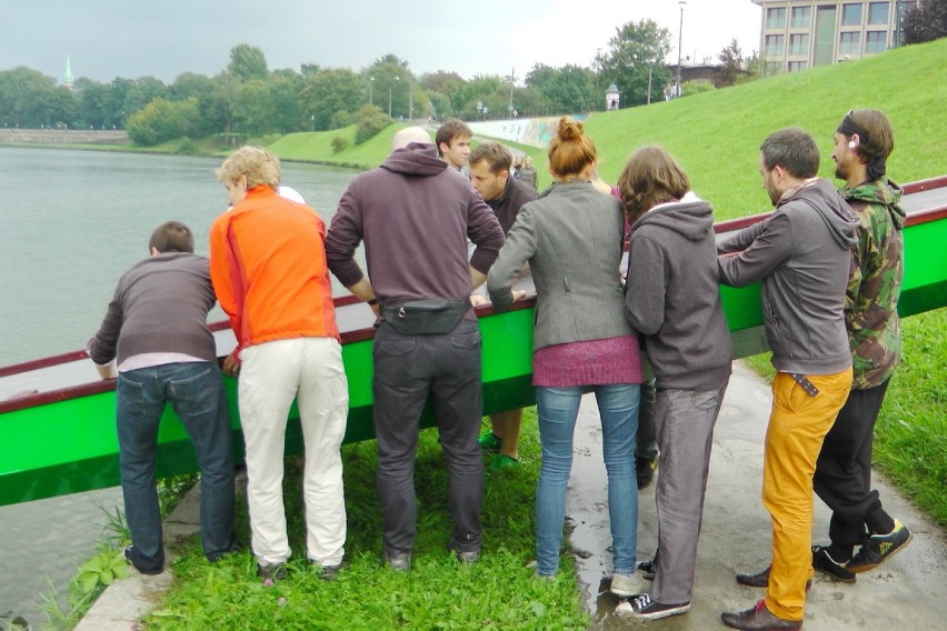 Ekoakcja studentów - czyszczenie Wisły