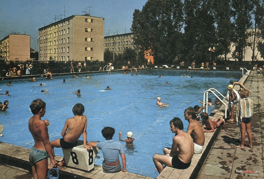 Otwarty basen w tamtych latach cieszył się ogromnym...