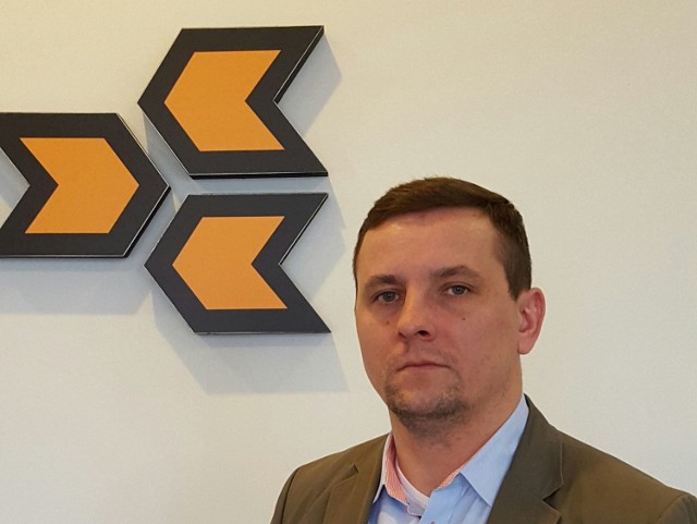 Marcin Lipiec, dyrektor technicznym firmy Swarco Traffic Polska.