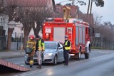 W Sępólnie Krajeńskim na skrzyżowaniu ulic Kościuszki i Baczyńskiego zderzyły się dwa auta osobowe [zdjęcia]