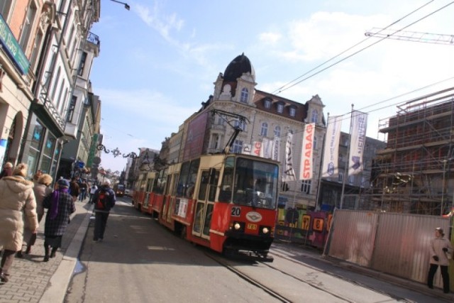 Tramwaje wracają na ulicę 3 Maja w Katowicach