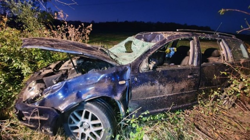 Groźne zderzenie samochodu z jeleniem pod Koszęcinem 